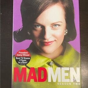 Emmy Award Winning TV Show Mad Men Season Two (2) DVD 4-disc set